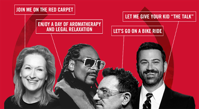 World AIDS Day Bono celebrity fundraiser